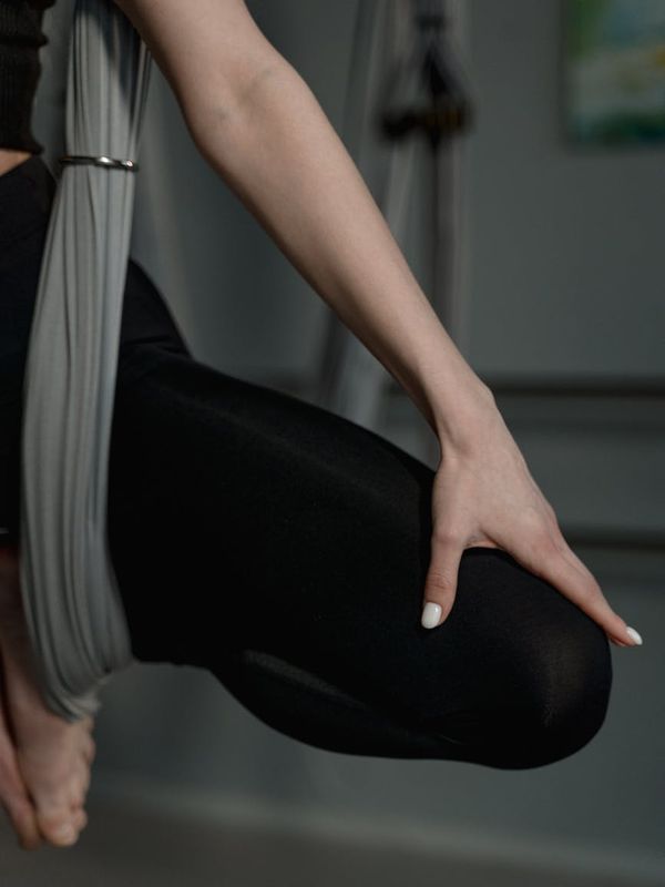 Balanced yoga pose showing stability and grace