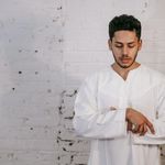 Close up of peaceful facial expression during practice